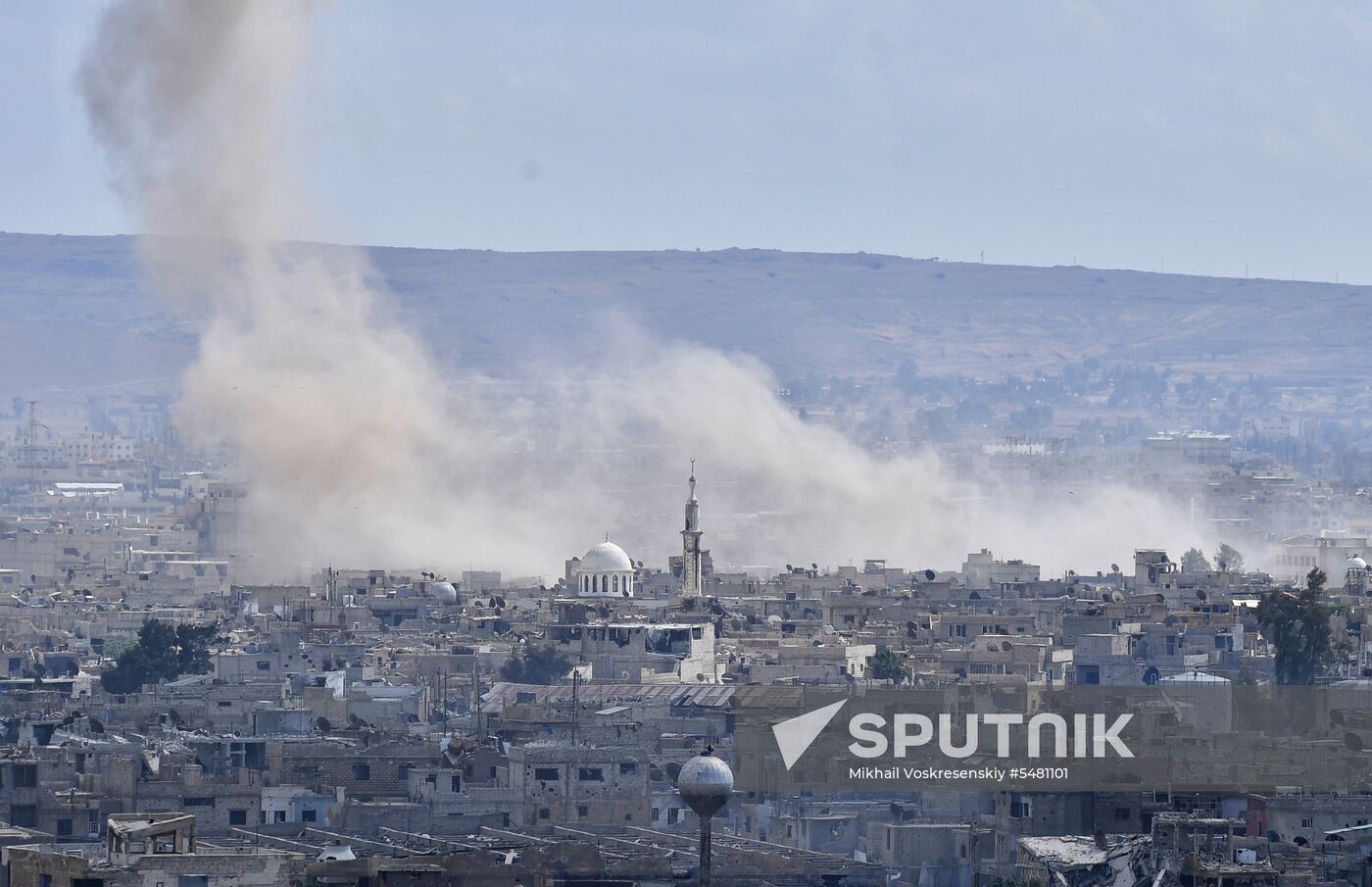 Situation around Yarmouk refugee camp south of Damascus