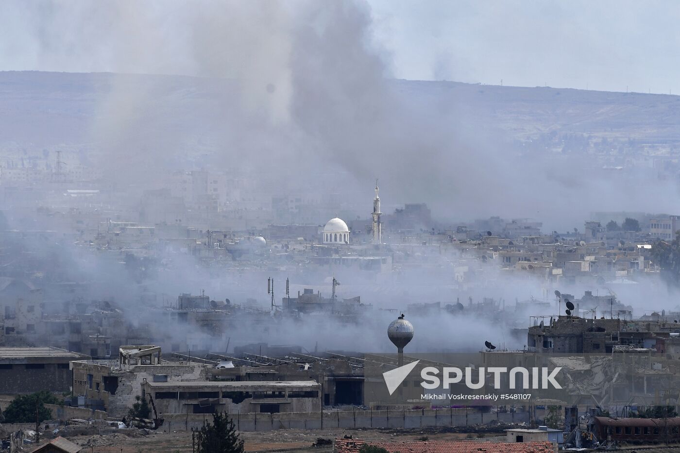Situation around Yarmouk refugee camp south of Damascus