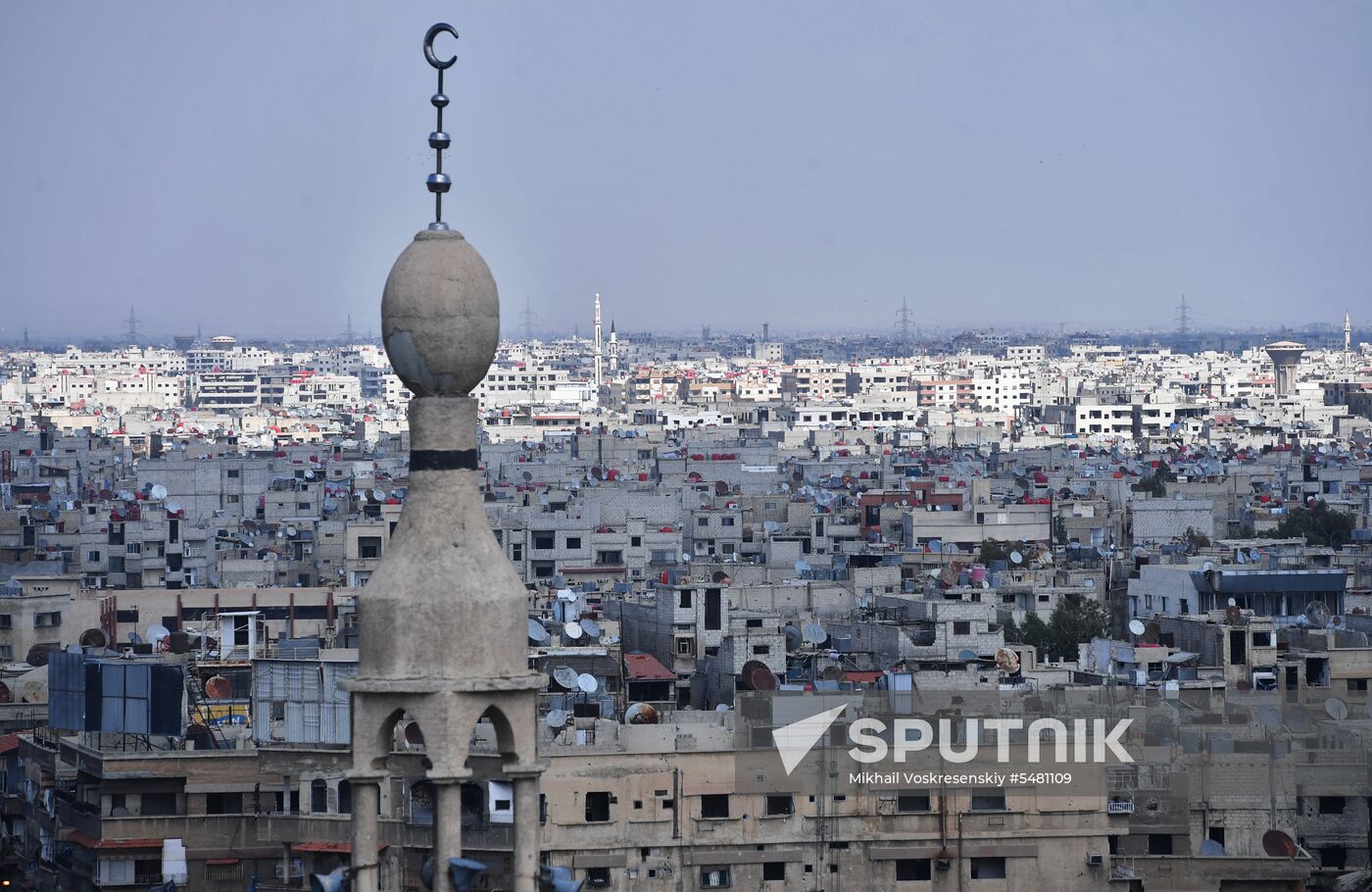 Situation around Yarmouk refugee camp south of Damascus