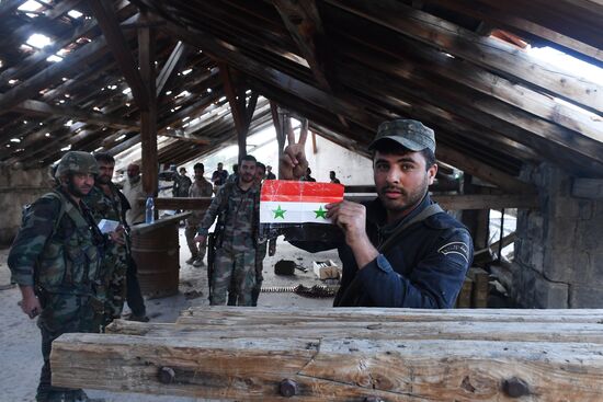 Situation around Yarmouk refugee camp south of Damascus