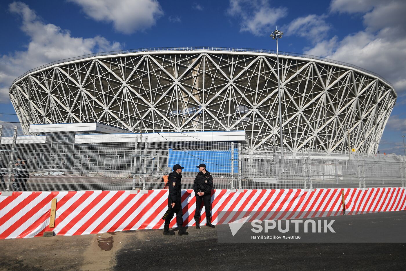 Football. Vogograd Arena hosts first official match