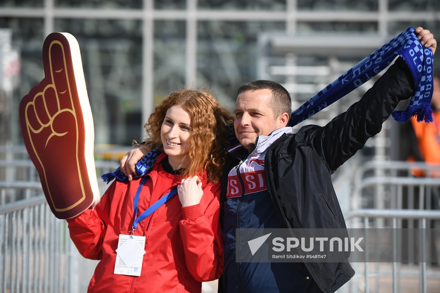 Football. Vogograd Arena hosts first official match