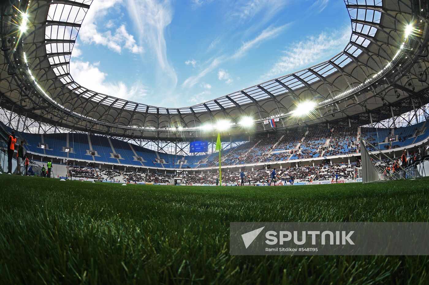 Football. Vogograd Arena hosts first official match