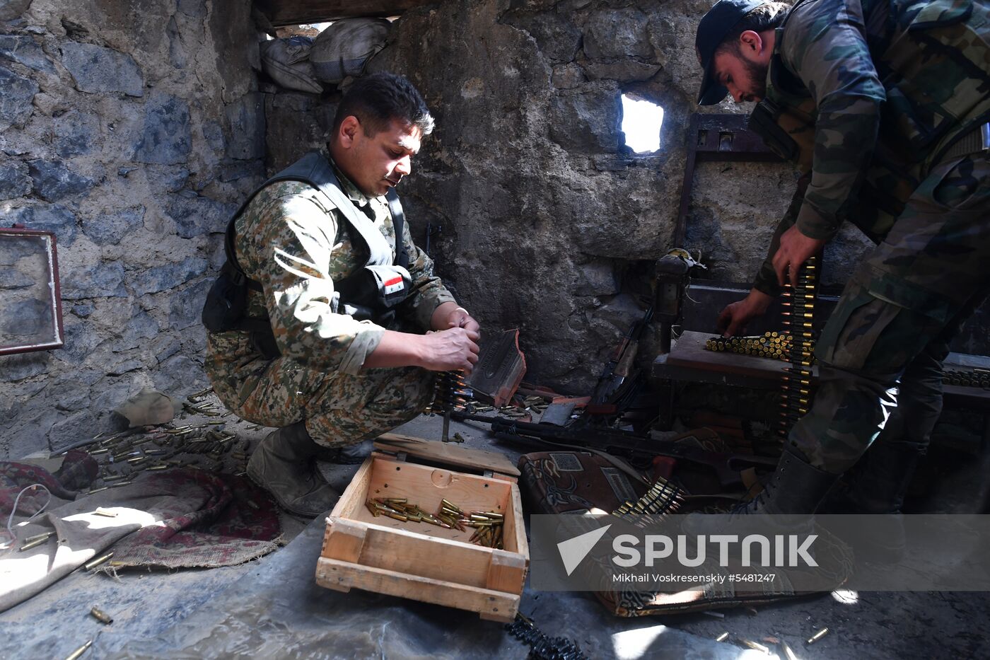 Situation around Yarmouk refugee camp south of Damascus