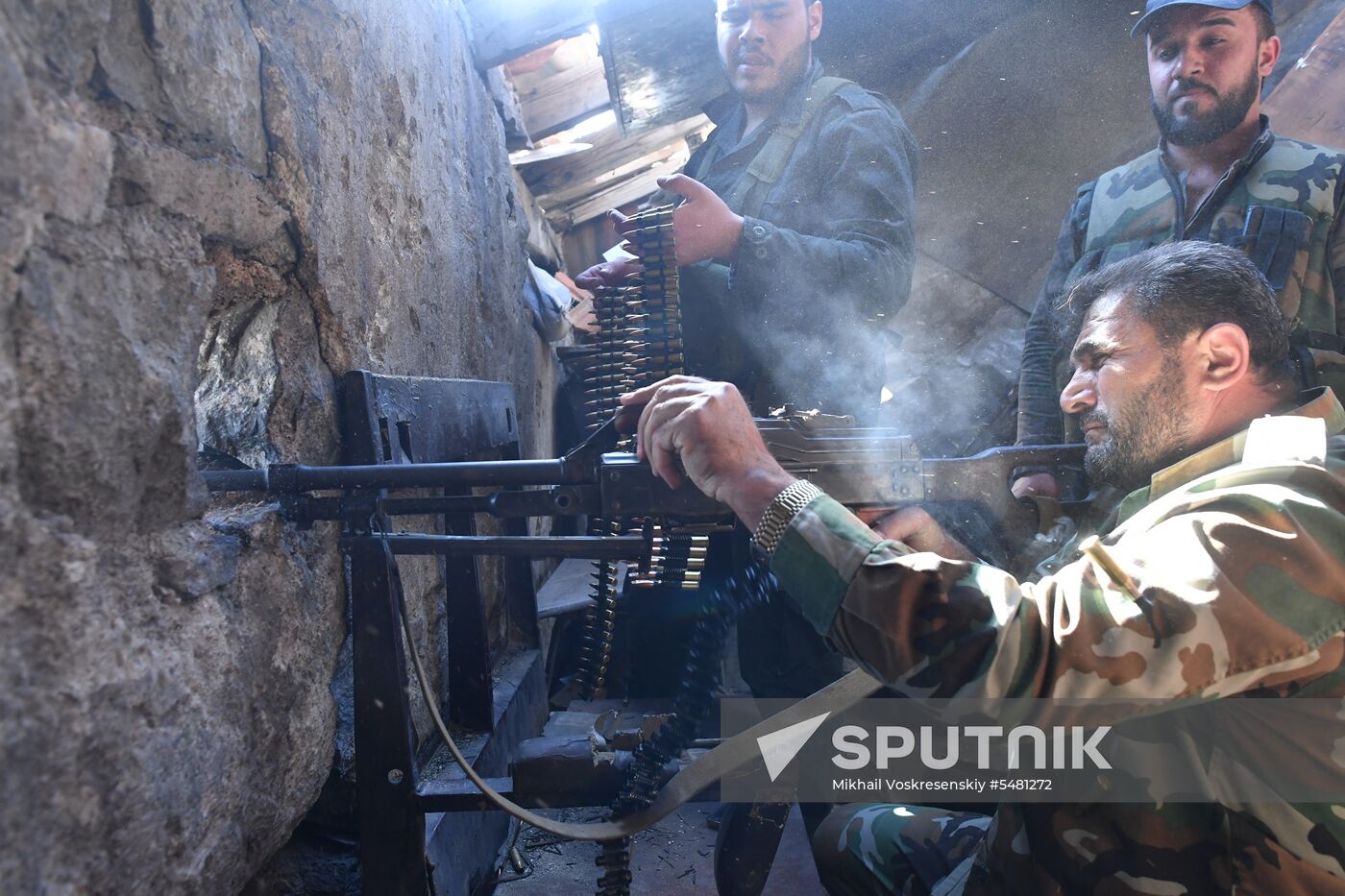Situation around Yarmouk refugee camp south of Damascus