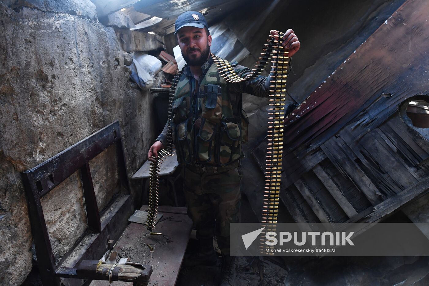 Situation around Yarmouk refugee camp south of Damascus