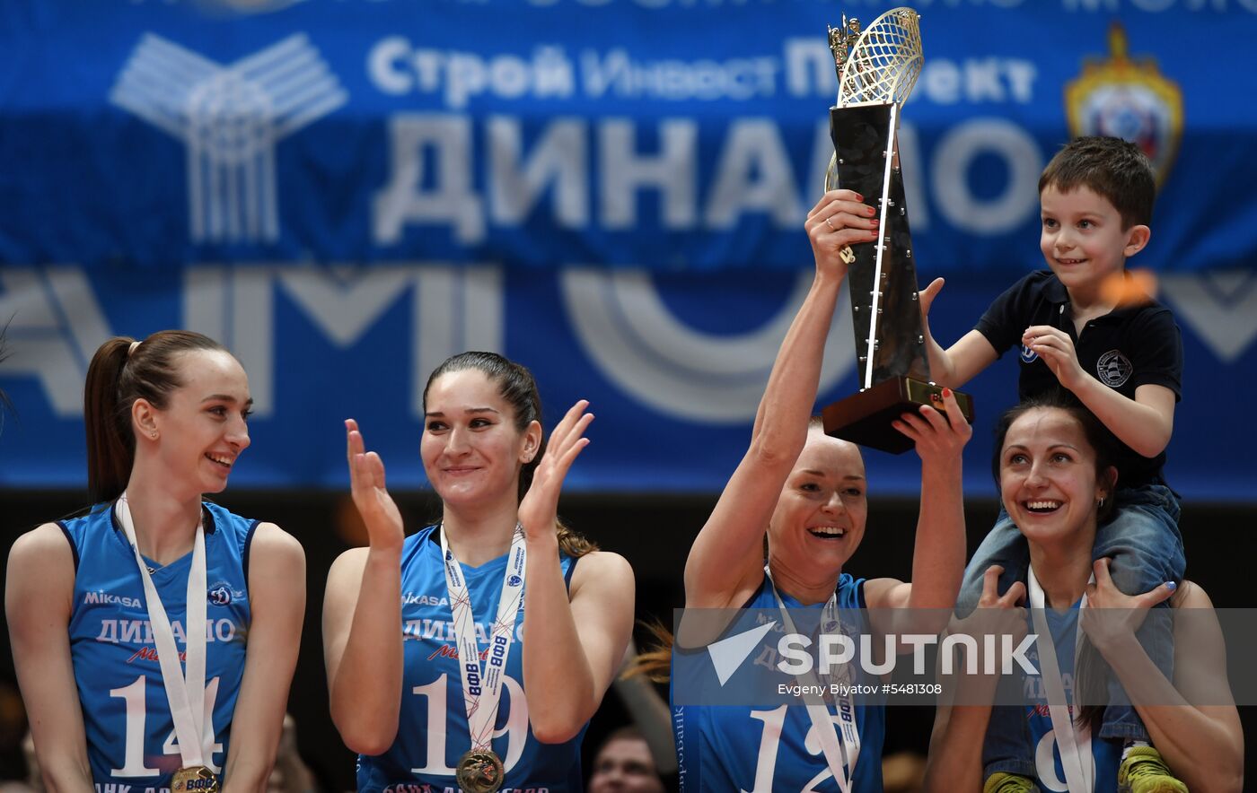 Volleyball. Russian champinoship. Women. Dynamo Moscow vs Dynamo-Kazan
