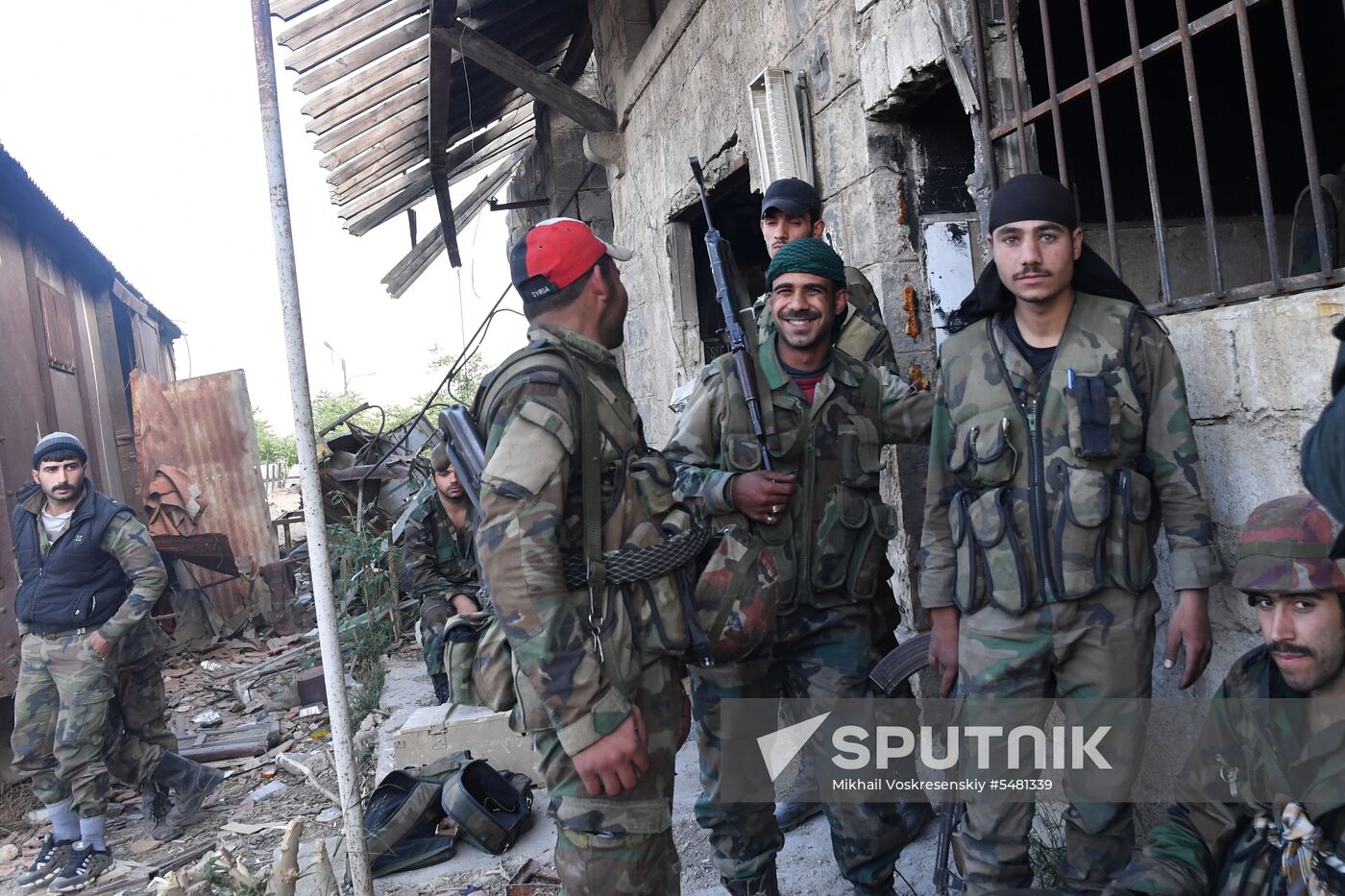 Situation around Yarmouk refugee camp south of Damascus