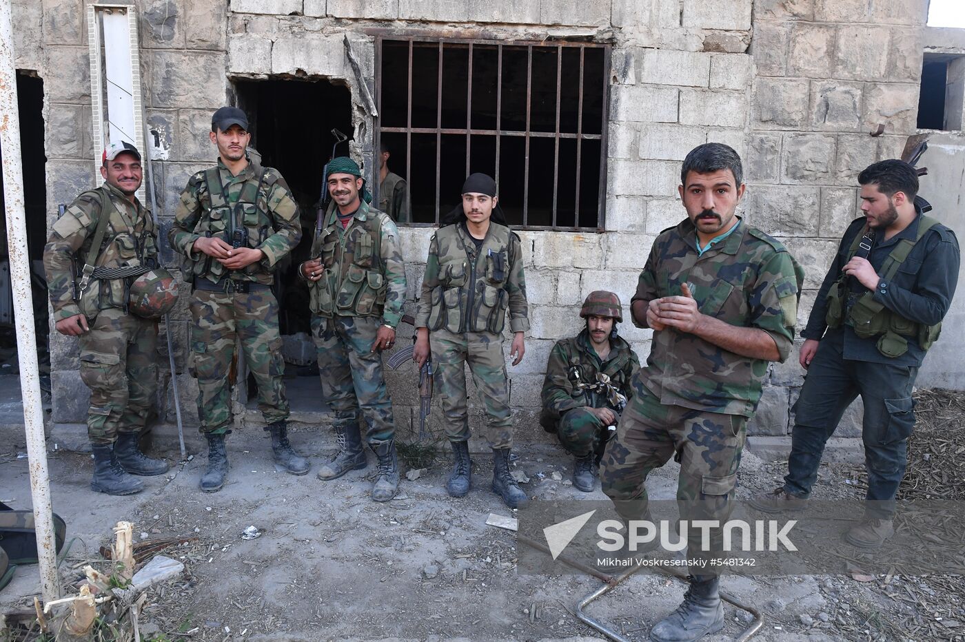 Situation around Yarmouk refugee camp south of Damascus