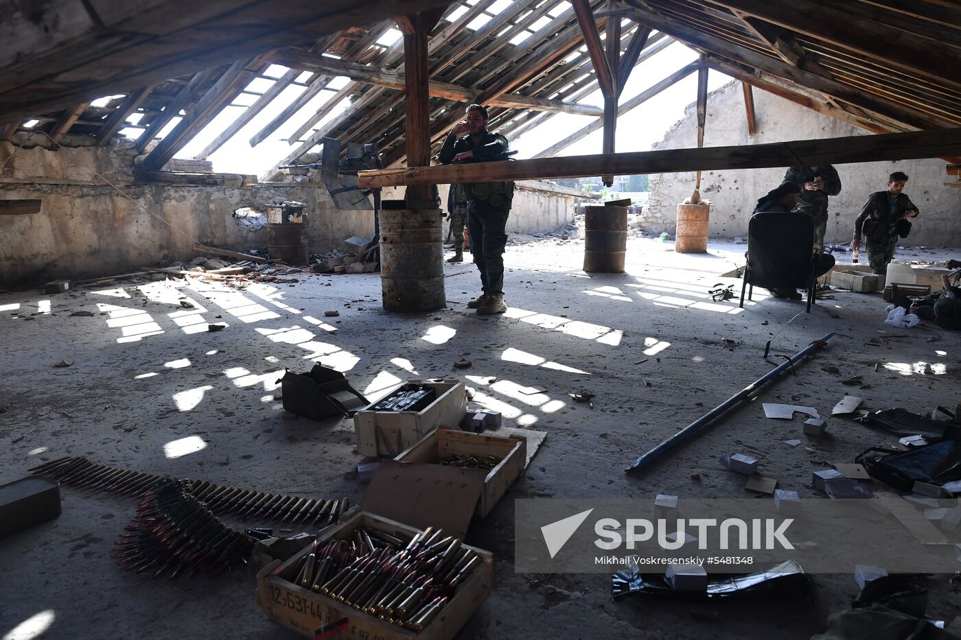 Situation around Yarmouk refugee camp south of Damascus