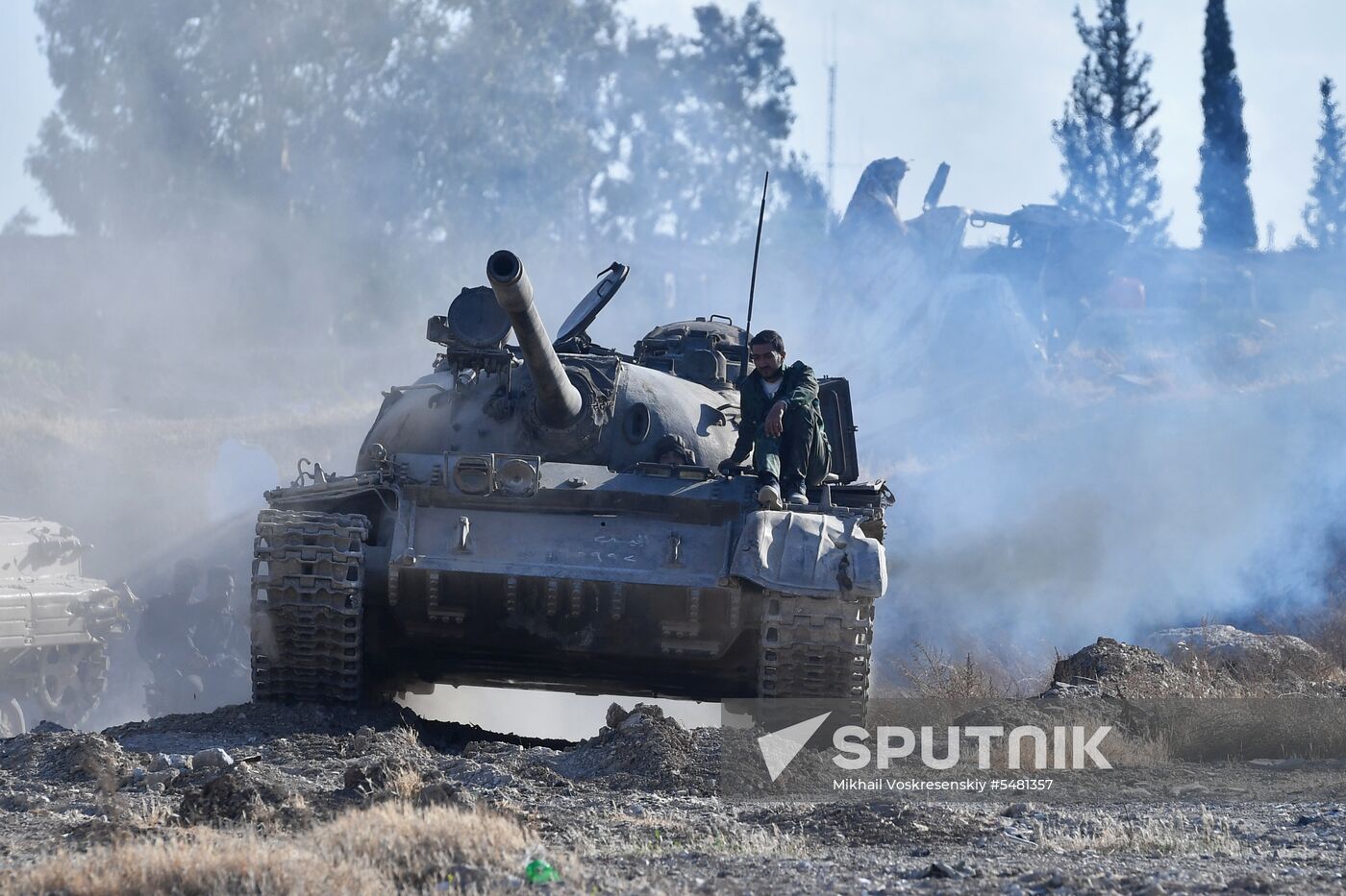Situation around Yarmouk refugee camp south of Damascus