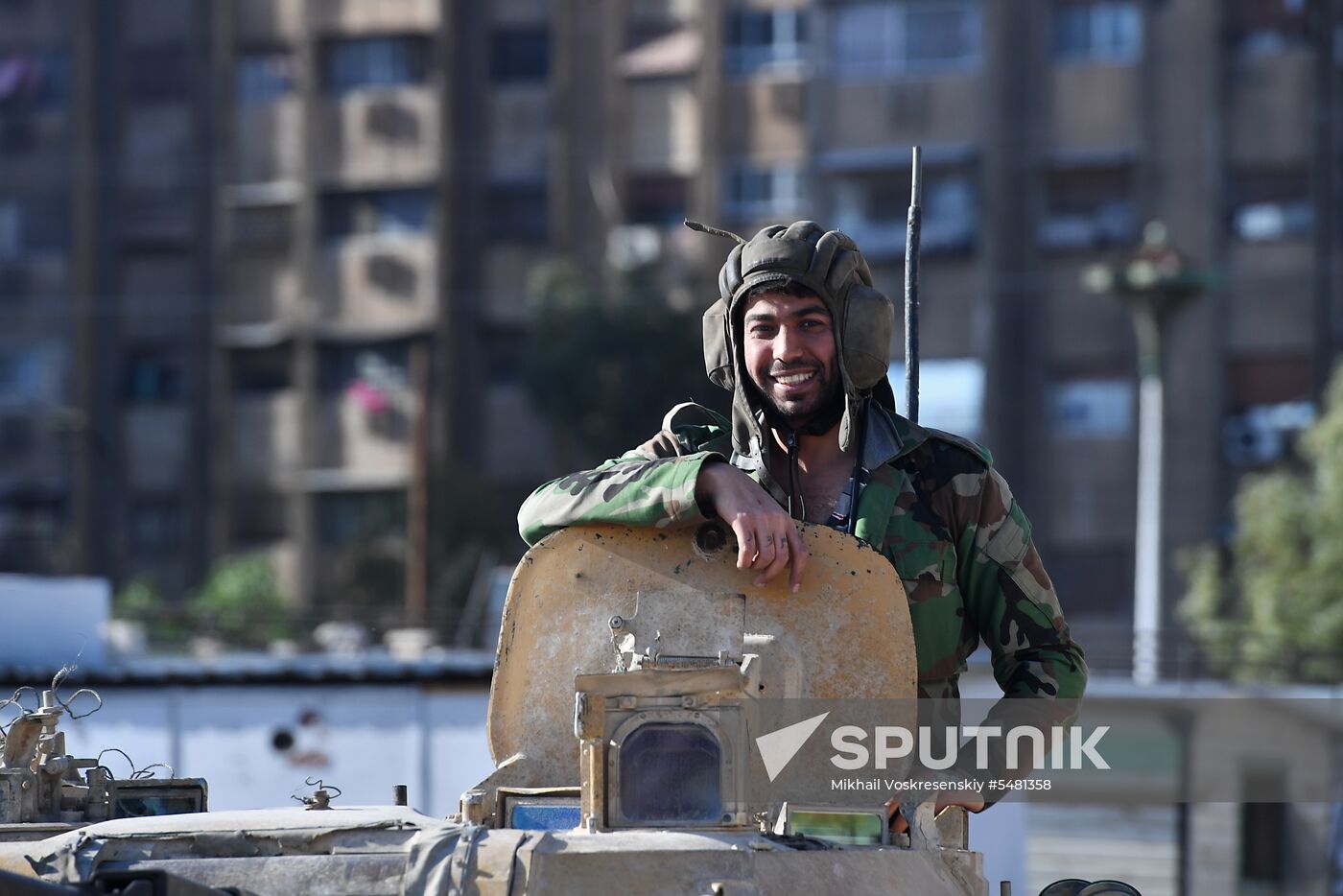 Situation around Yarmouk refugee camp south of Damascus