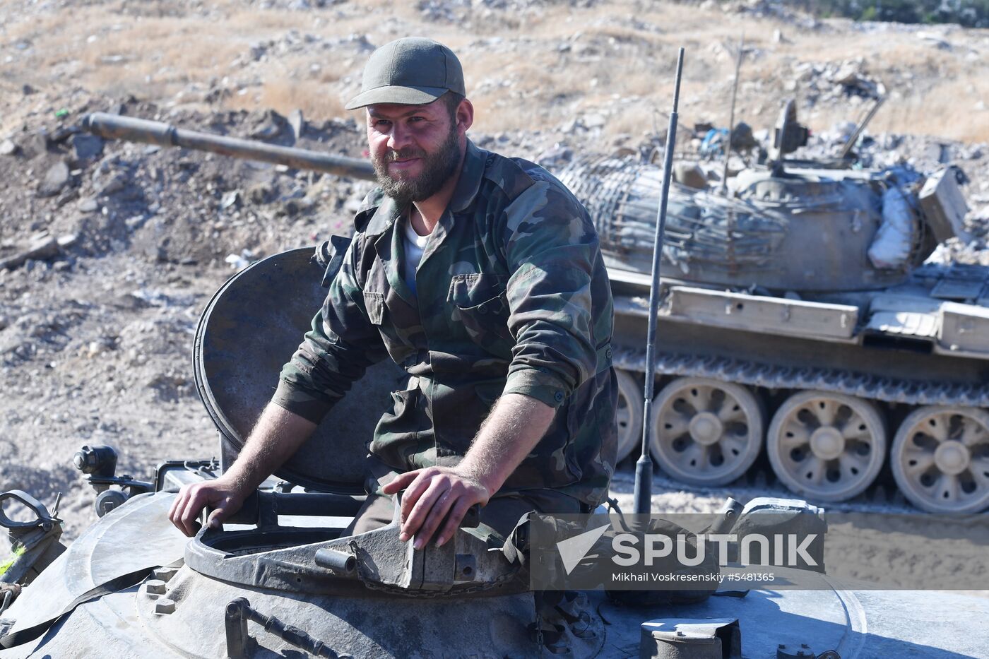 Situation around Yarmouk refugee camp south of Damascus