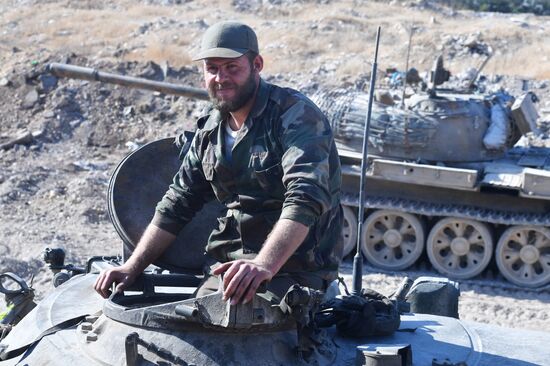 Situation around Yarmouk refugee camp south of Damascus