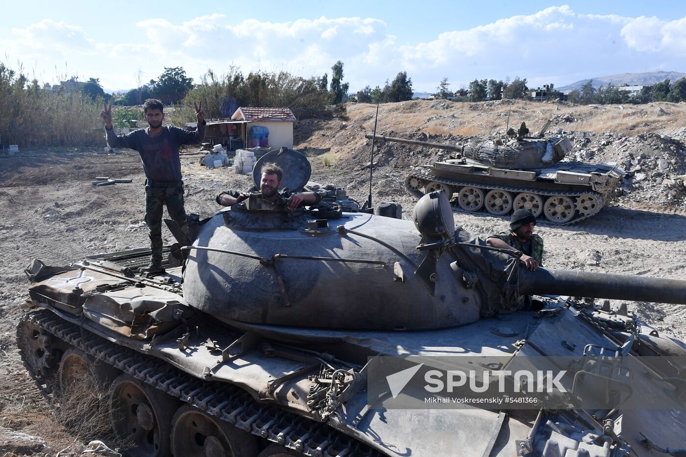 Situation around Yarmouk refugee camp south of Damascus