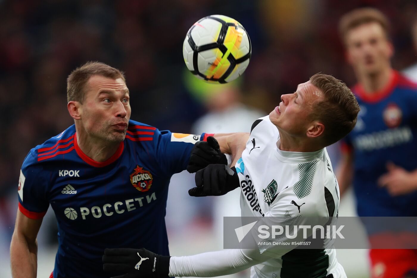 Football. Russian Football Premier League. CSKA vs. Krasnodar