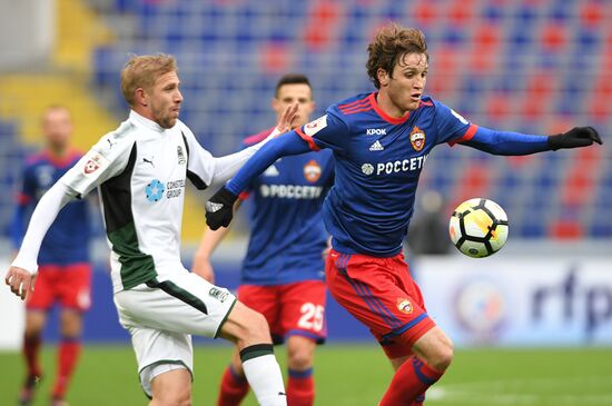 Football. Russian Football Premier League. CSKA vs. Krasnodar