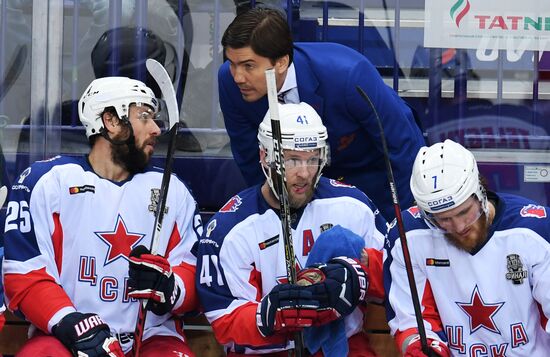 Ice hockey. Kontinental Hockey League. Ak Bars vs. CSKA