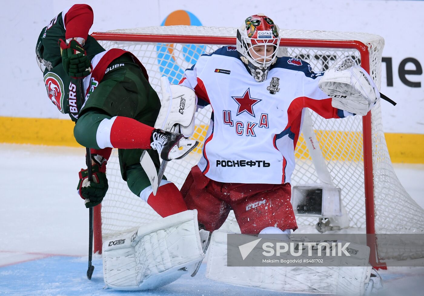 Ice hockey. Kontinental Hockey League. Ak Bars vs. CSKA
