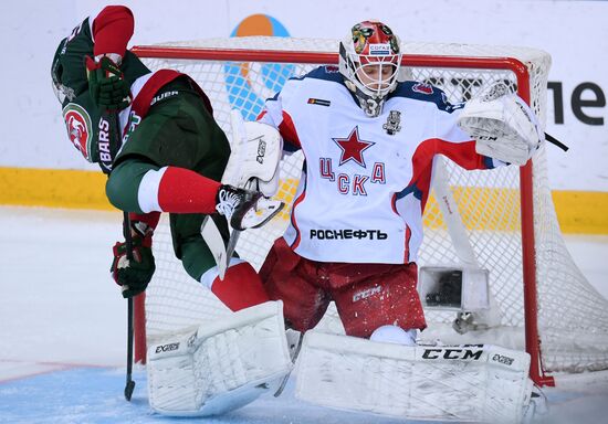 Ice hockey. Kontinental Hockey League. Ak Bars vs. CSKA