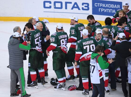 Ice hockey. Kontinental Hockey League. Ak Bars vs. CSKA
