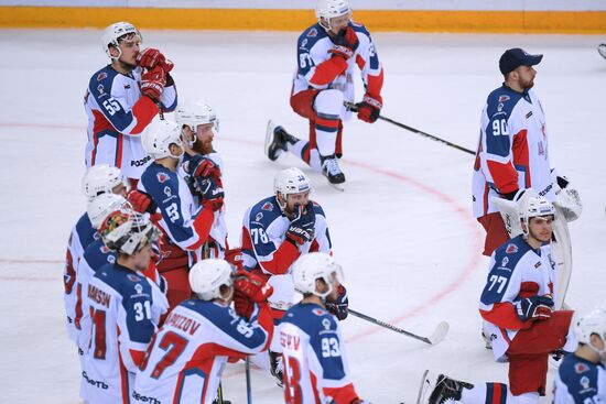Ice hockey. Kontinental Hockey League. Ak Bars vs. CSKA
