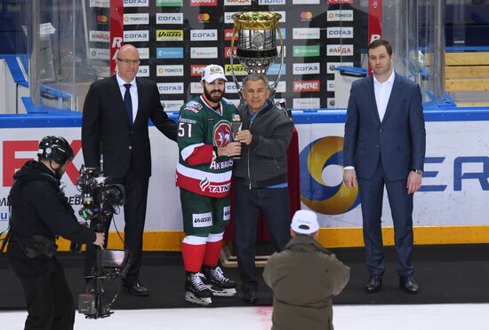 Ice hockey. Kontinental Hockey League. Ak Bars vs. CSKA