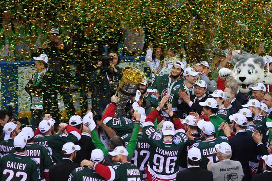 Ice hockey. Kontinental Hockey League. Ak Bars vs. CSKA