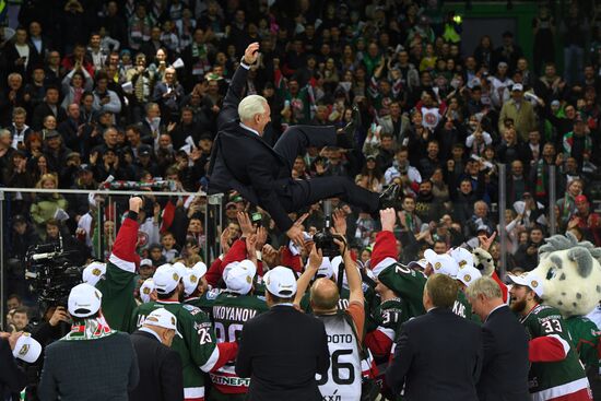 Ice hockey. Kontinental Hockey League. Ak Bars vs. CSKA