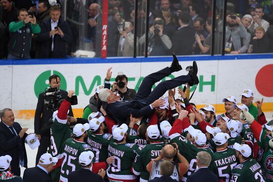 Ice hockey. Kontinental Hockey League. Ak Bars vs. CSKA