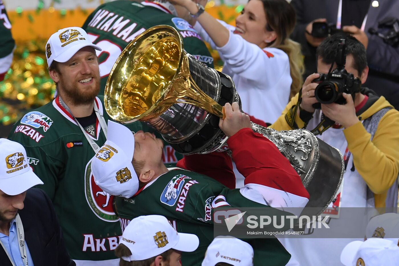 Ice hockey. Kontinental Hockey League. Ak Bars vs. CSKA