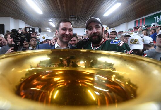 Ice hockey. Kontinental Hockey League. Ak Bars vs. CSKA