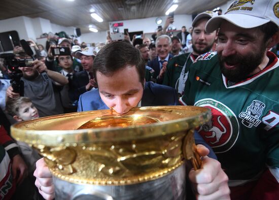 Ice hockey. Kontinental Hockey League. Ak Bars vs. CSKA