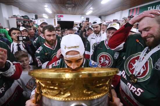 Ice hockey. Kontinental Hockey League. Ak Bars vs. CSKA