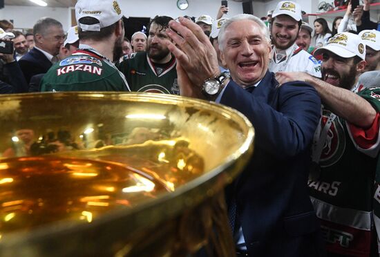 Ice hockey. Kontinental Hockey League. Ak Bars vs. CSKA