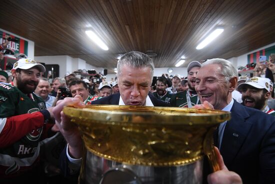 Ice hockey. Kontinental Hockey League. Ak Bars vs. CSKA