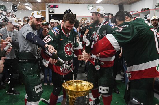 Ice hockey. Kontinental Hockey League. Ak Bars vs. CSKA