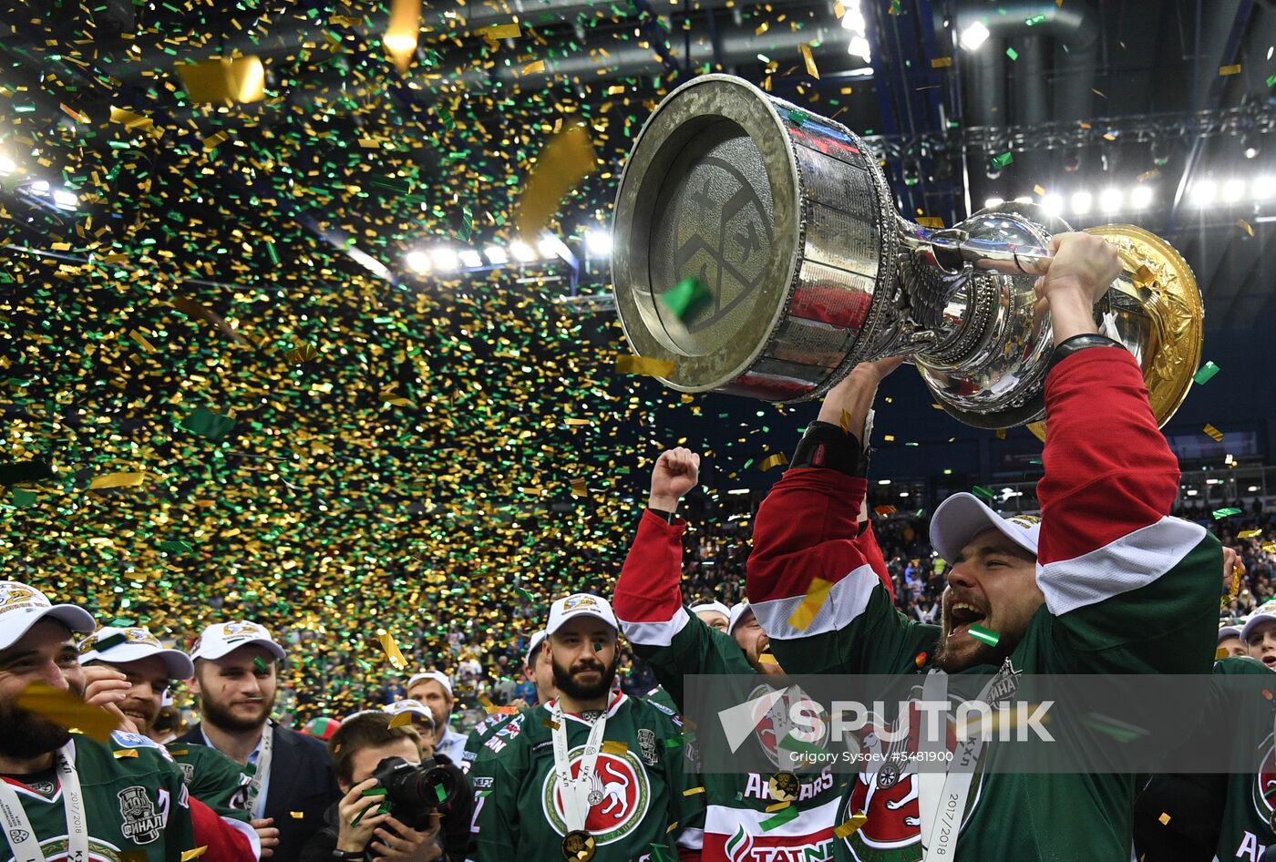 Ice hockey. Kontinental Hockey League. Ak Bars vs. CSKA