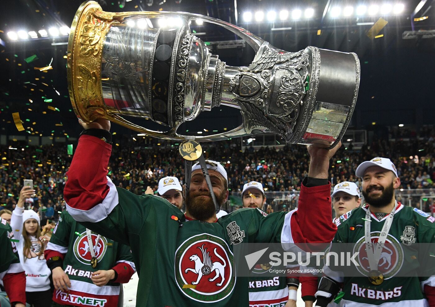 Ice hockey. Kontinental Hockey League. Ak Bars vs. CSKA