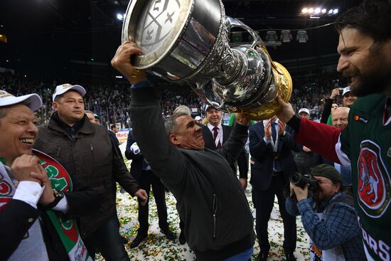 Ice hockey. Kontinental Hockey League. Ak Bars vs. CSKA