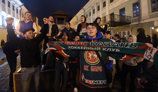 Ice hockey. Kontinental Hockey League. Ak Bars vs. CSKA