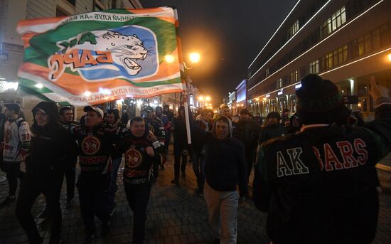 Ice hockey. Kontinental Hockey League. Ak Bars vs. CSKA