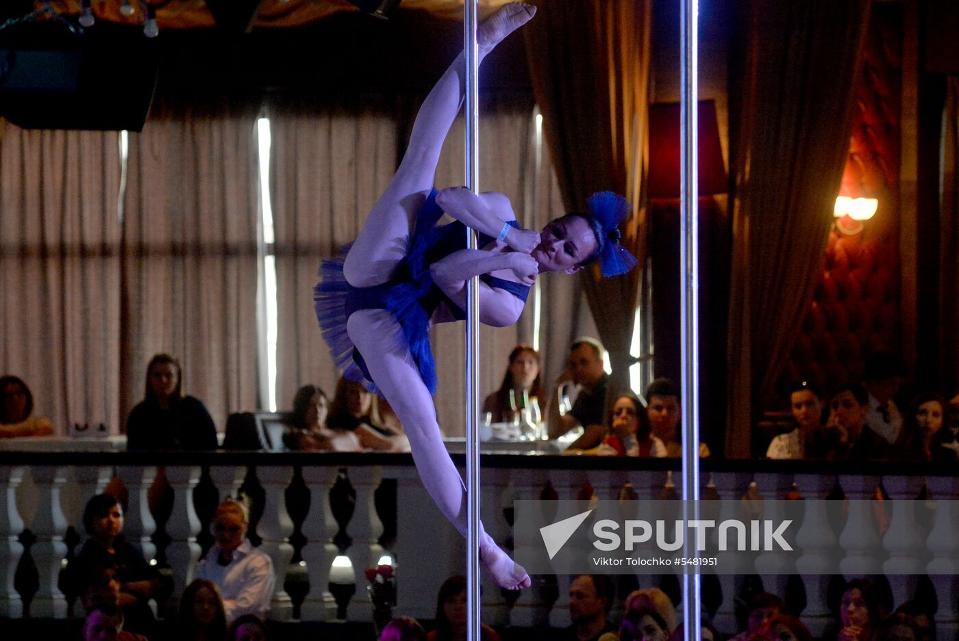 Pole dance contest in Minsk