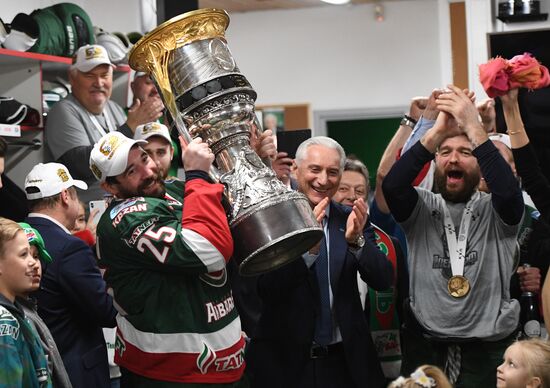 Ice hockey. Kontinental Hockey League. Ak Bars vs. CSKA