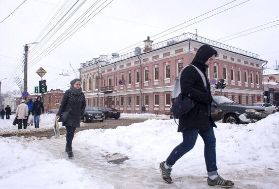 Snowfall in Kirov
