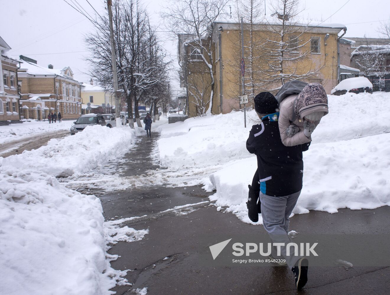 Snowfall in Kirov