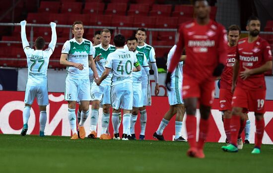 Football. Russian Football Premier League. Spartak vs. Akhmat