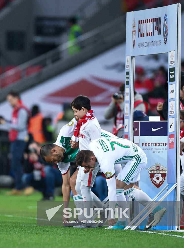 Football. Russian Football Premier League. Spartak vs. Akhmat