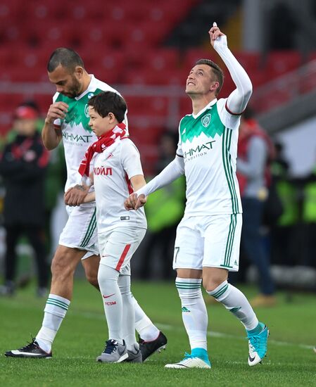 Football. Russian Football Premier League. Spartak vs. Akhmat