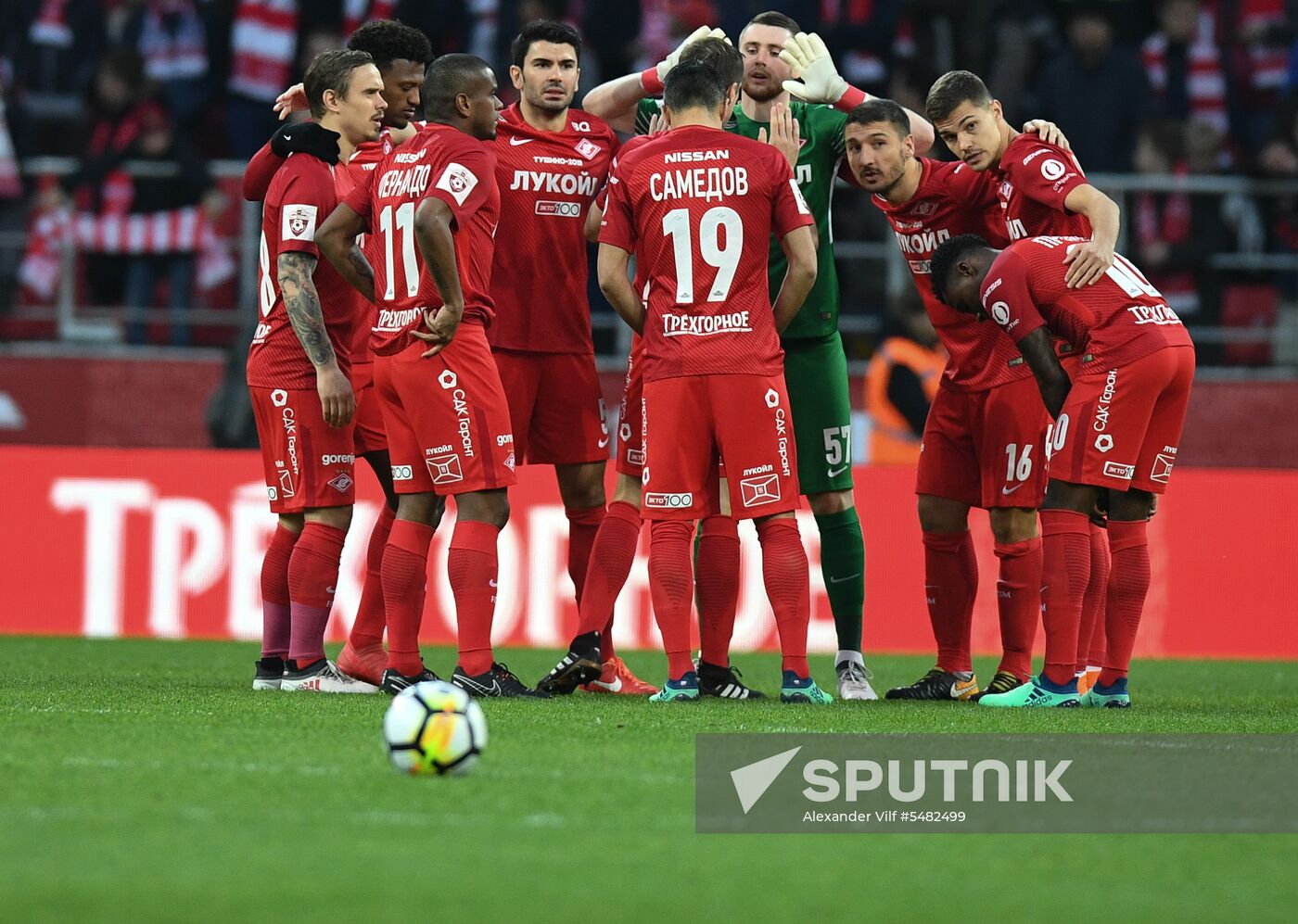 Football. Russian Football Premier League. Spartak vs. Akhmat